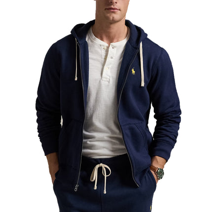Polo Ralph Lauren Men's Fleece Full-Zip Hoodie Cruise Navy