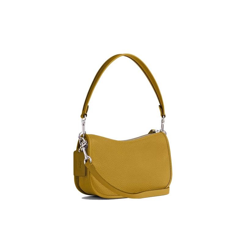 Coach Women's Disney X Coach Swinger Bag In Regenerative Leather With Mickey Mouse And Friends Silver/Flax Multi