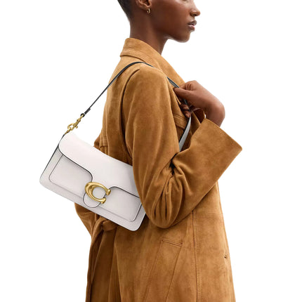 Coach Women's Tabby Shoulder Bag 26 Brass/Chalk