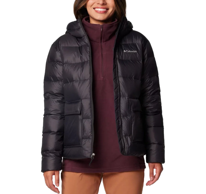 Columbia Women's Harmony Falls Hooded Down Jacket Black