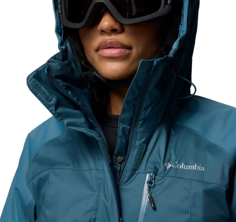 Columbia Women's Snowy Summit Insulated Jacket Everblue Dobby