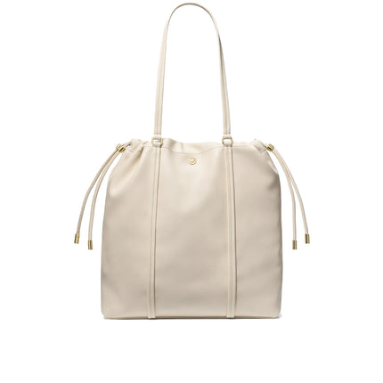 Michael Kors Women's Matilda Large Cinch Tote Bag Light Cream