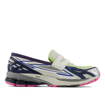 New Balance 1906L Silver Metallic with NB Navy and Pink Heat U190667K