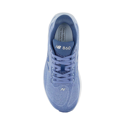 New Balance Women's Fresh Foam X 860v15 Fairweather Blue with Silver Metallic W86038B