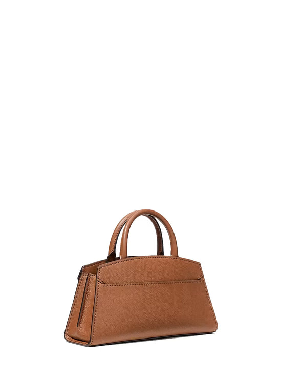 Michael Kors Women's Greta Small Leather Convertible Crossbody Bag Luggage