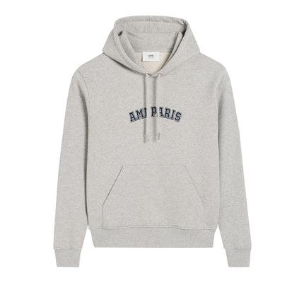 AMI Alexandre Mattiussi Unisex Hoodie Grey Ash Grey