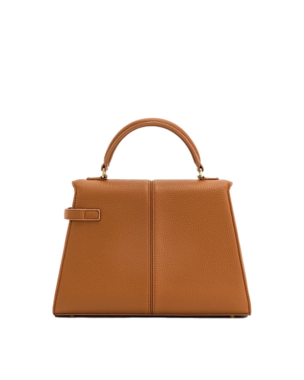 JW PEI Women's Elise Large Top Handle Bag Brown/Gold