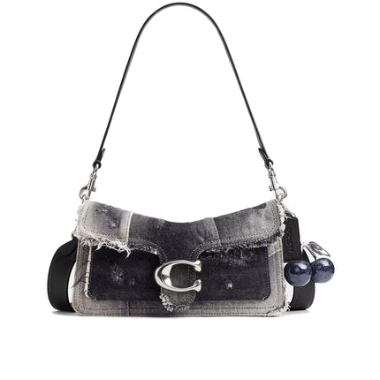 Coach Women's Tabby Shoulder Bag 26 Inspired by Shan Yichun Silver/Black