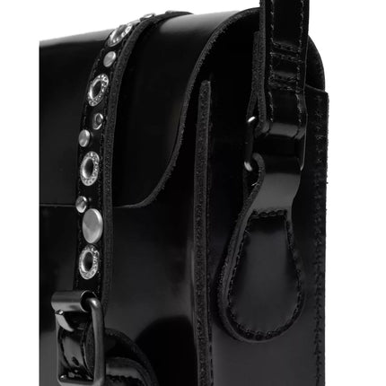 Dr. Martens 7 Inch Studded Lather Satchel Black