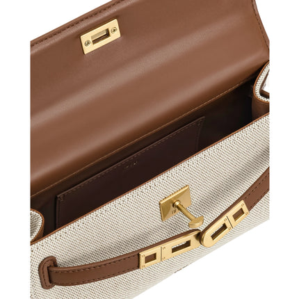JW PEI Women's Noor Top Handle Bag Brown Canvas