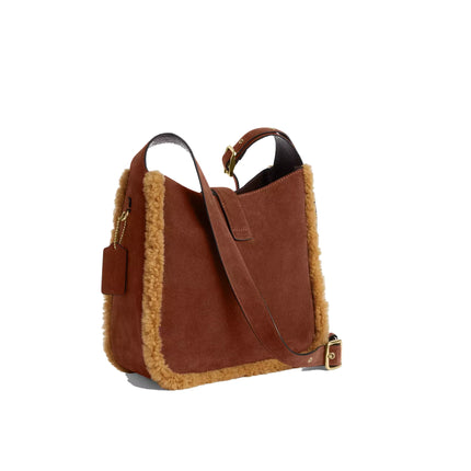 Coach Women's Hadley Convertible Crossbody Bag Gold/Vintage Brown Multi