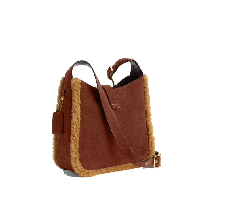 Coach Women's Hadley Convertible Crossbody Bag Gold/Vintage Brown Multi