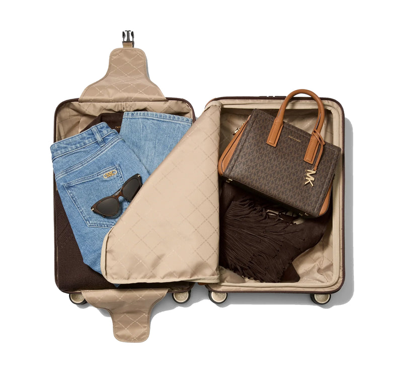 Michael Kors Logo Suitcase Brown/Acorn
