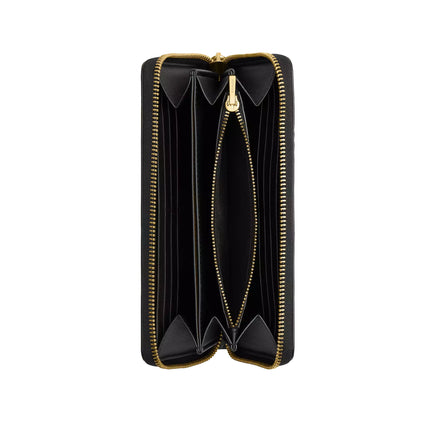 Coach Women's Disney X Coach Essential Accordion Zip Wallet With Pluto Brass/Black Multi