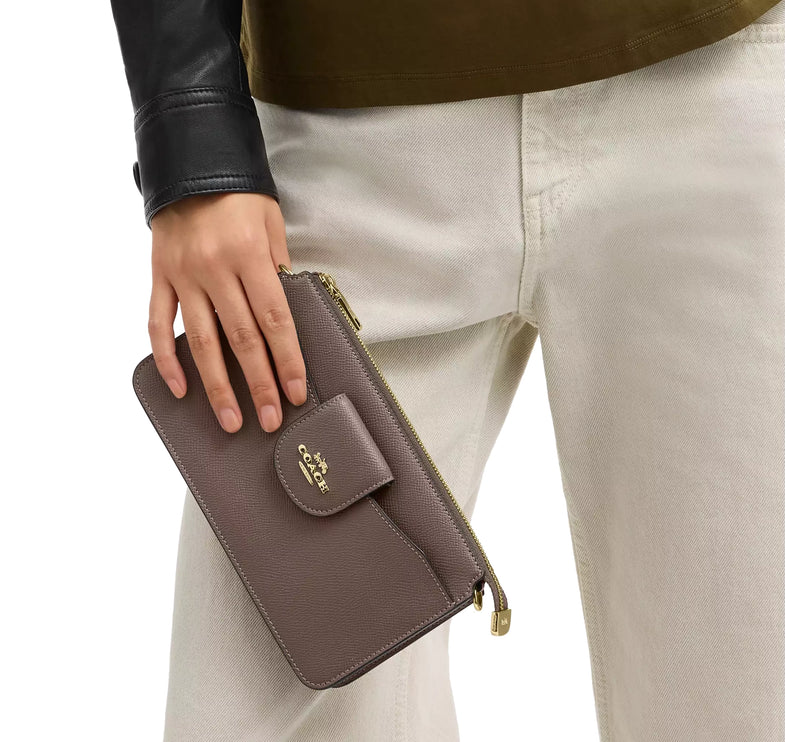 Coach Women's Poppy Crossbody Bag Gold/Dark Stone