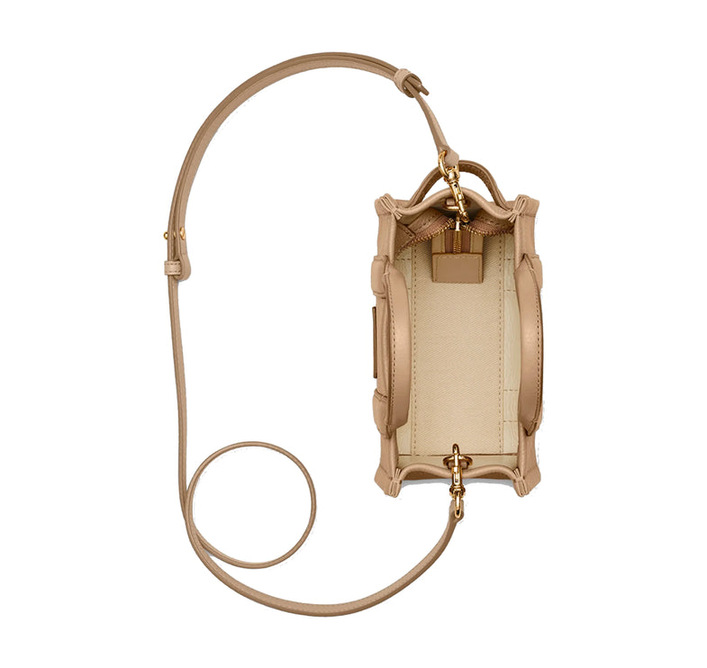 Marc Jacobs Women's The Leather Crossbody Tote Bag Camel