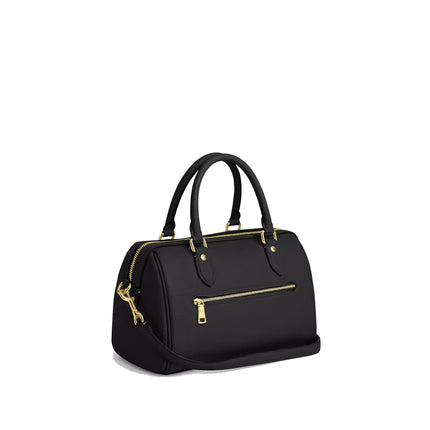 Coach Women's Rowan Satchel Bag Gold/Black