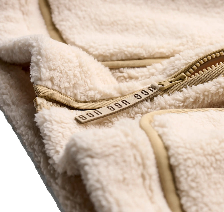 UGG Women's Mariella UGGfluff Zip Hoodie Cream