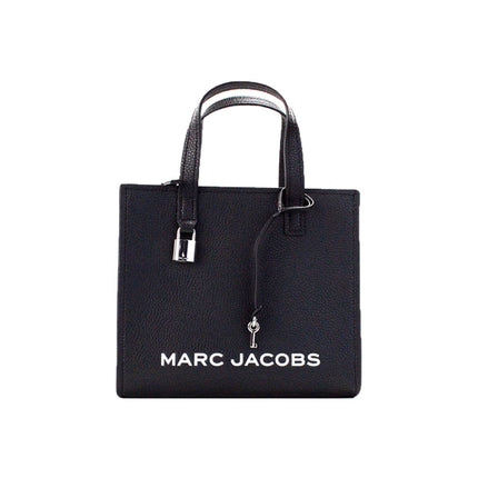 Marc Jacobs Women's Mini Grind Branded Leather Tote Black