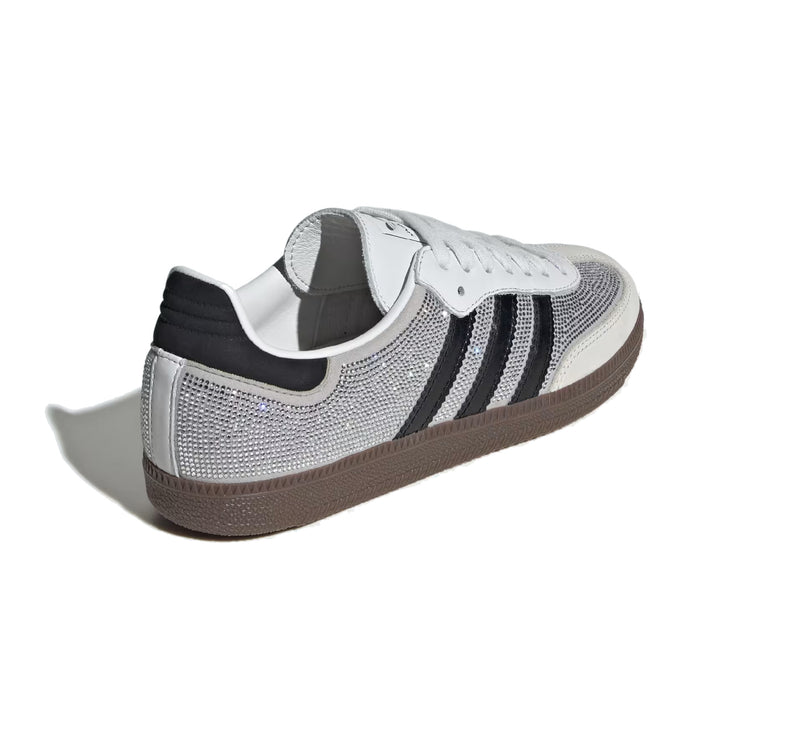 Adidas Samba OG Crystal Shoes Crystal White/Core White/Silver Metallic IH9055