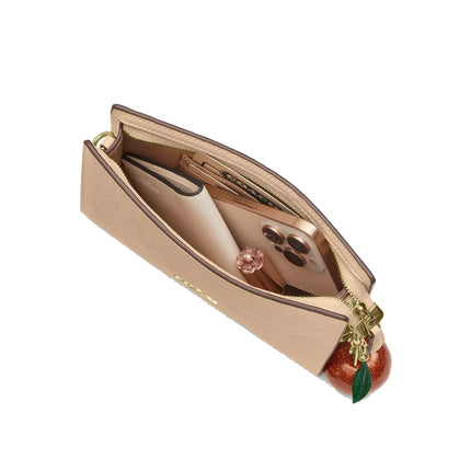 Coach Women's Slim Crossbody Bag In Signature Leather Gold/Oat