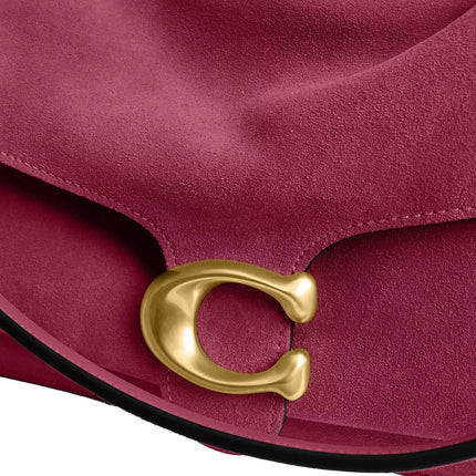 Coach Women's Tabby Shoulder Bag 36 Brass/Dark Fuchsia