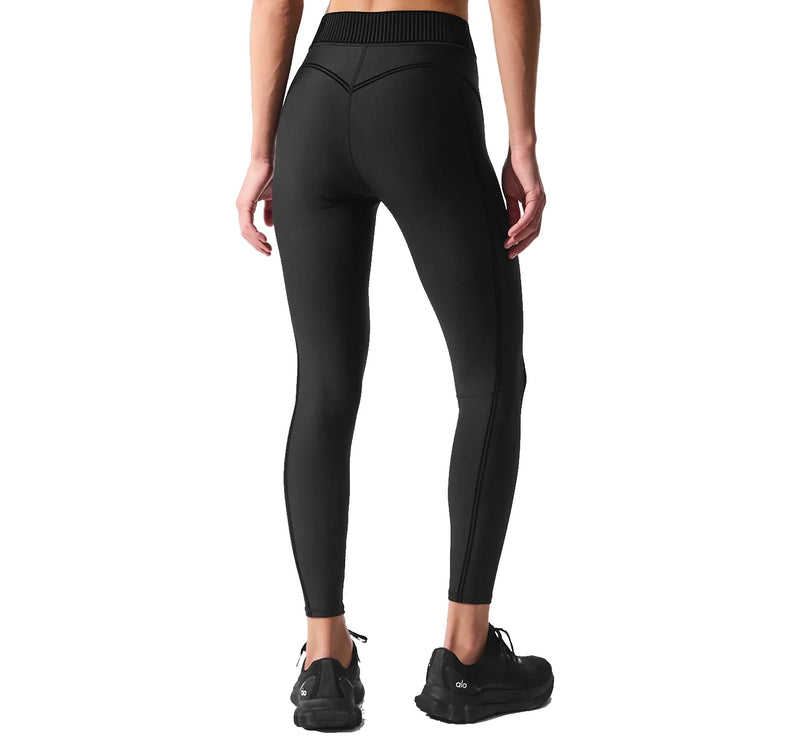 alo Women's Airlift High-Waist 7/8 Line Up Legging Black