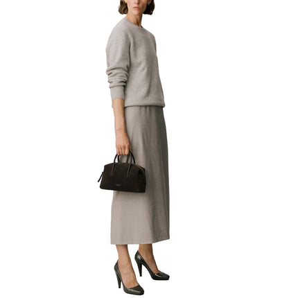 DeMellier London Women's The Small Stockholm Dark Chocolate Suede