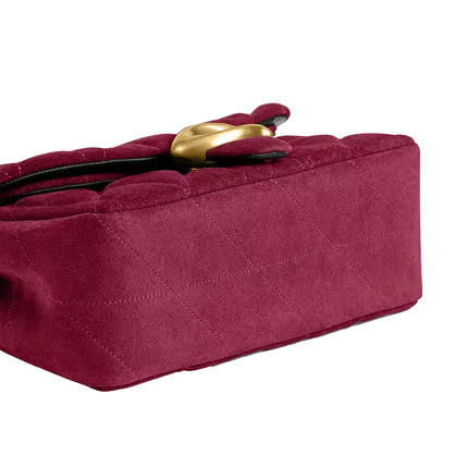 Coach Women's Tabby Shoulder Bag 20 With Pillow Quilting Brass/Dark Fuchsia