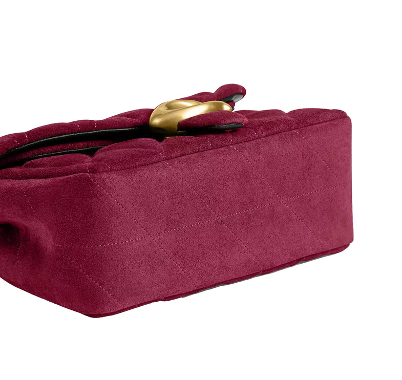 Coach Women's Tabby Shoulder Bag 20 With Pillow Quilting Brass/Dark Fuchsia