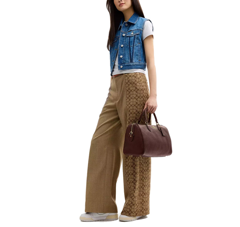 Coach Women's Rowan Large Satchel Bag Gold/Maple