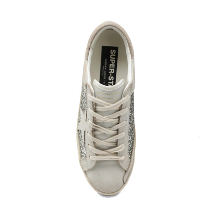 Golden Goose Women's Super Star White Silver Shine