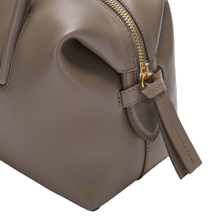 DeMellier London Women's The Small Stockholm Dark Taupe Fine Grain