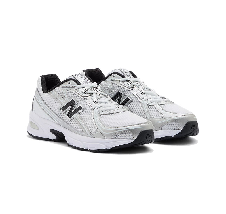 New Balance 740 White with Metallic Silver and Black U740NW2