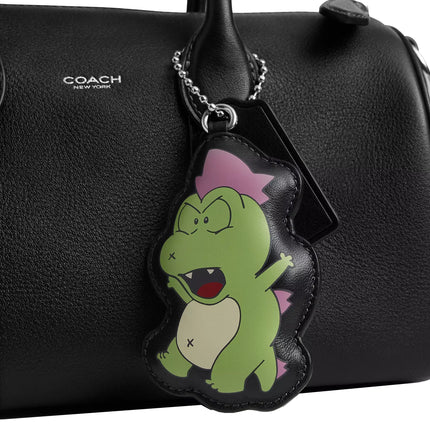 Coach Unisex Coach x Brain Dead Compass Bag 25 With Darby Dino And Charm Black