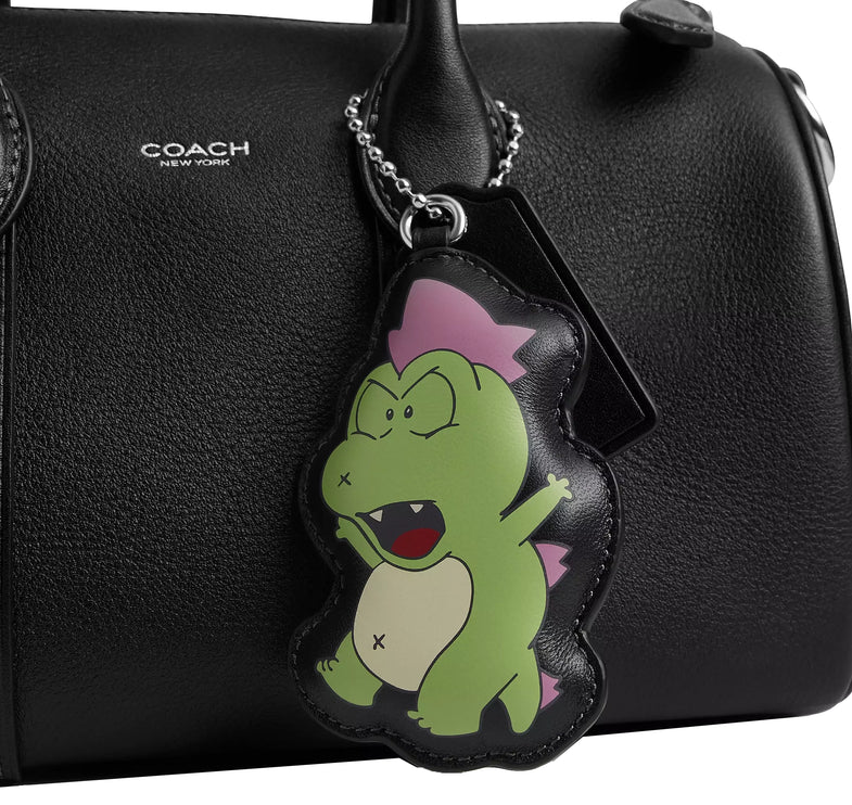 Coach Unisex Coach x Brain Dead Compass Bag 25 With Darby Dino And Charm Black