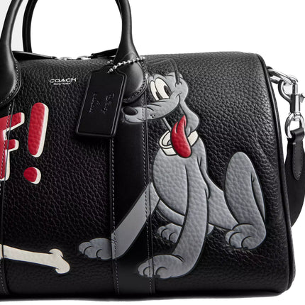 Coach Unisex Disney X Coach Compass Bag 35 With Pluto Black