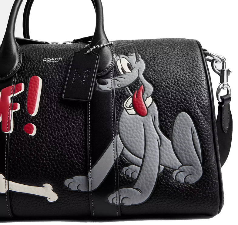 Coach Unisex Disney X Coach Compass Bag 35 With Pluto Black