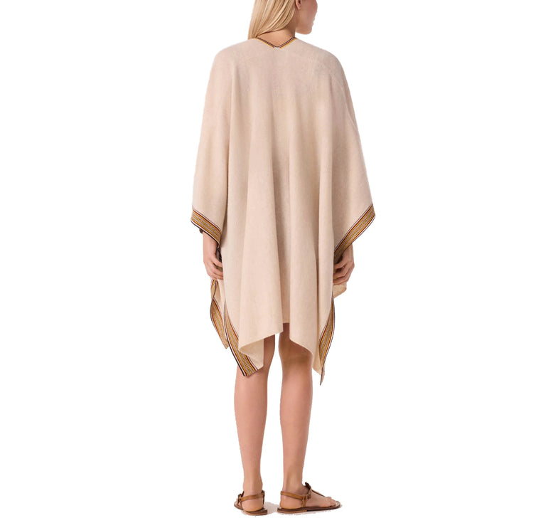 KUJTEN Women's Cashmere Poncho Bayi Organic