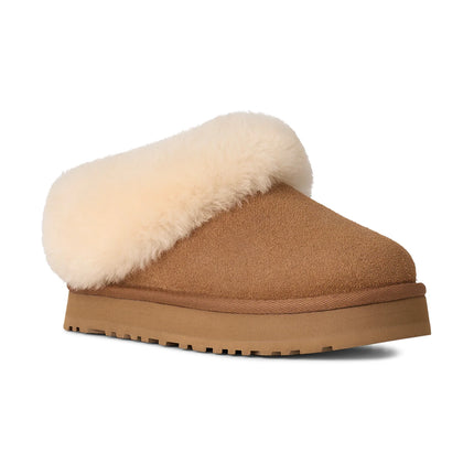 UGG Tazzelle çocuk terliği, kahverengi (chestnut) süet