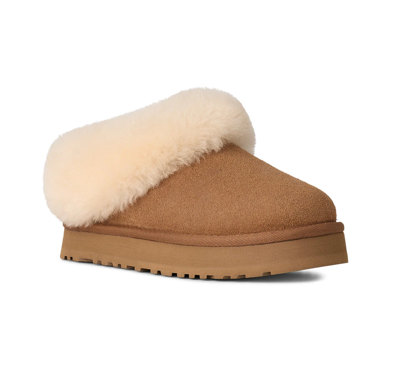 UGG Tazzelle çocuk terliği, kahverengi (chestnut) süet