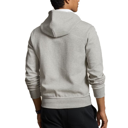 Polo Ralph Lauren Men's Double-Knit Full-Zip Hoodie Light Sport Heather