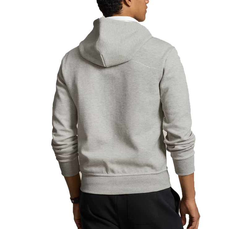 Polo Ralph Lauren Men's Double-Knit Full-Zip Hoodie Light Sport Heather