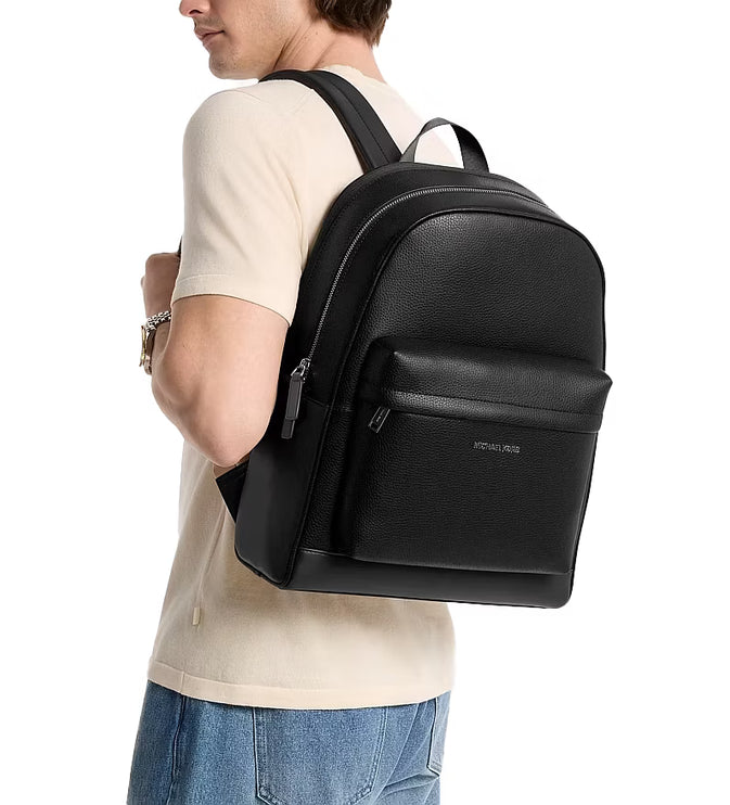 Michael Kors Unisex Pacey Leather Backpack Black