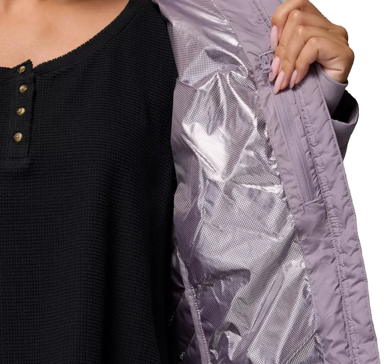 Columbia Women's Heavenly Hooded Jacket Shale Purple