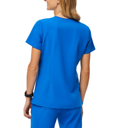 FIGS Women's Catarina One Pocket Scrub Top Royal Blue