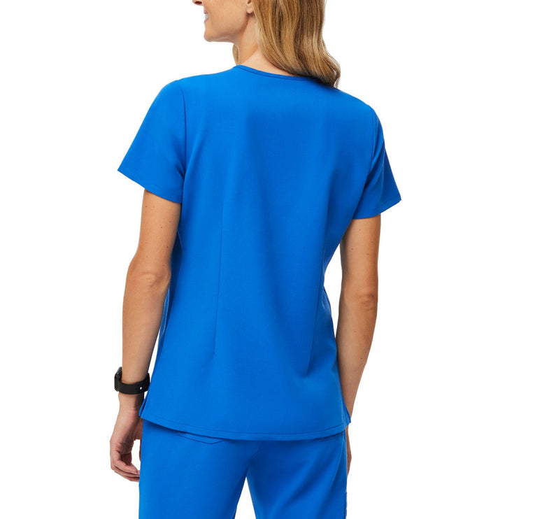 FIGS Women's Catarina One Pocket Scrub Top Royal Blue