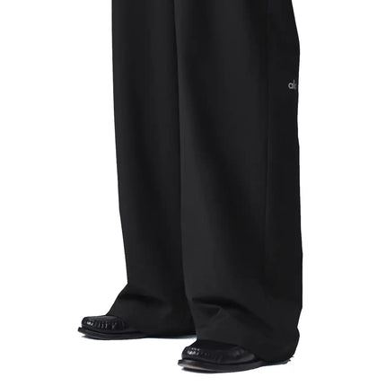 alo Women's High-Waist Pursuit Trouser (Long) Black
