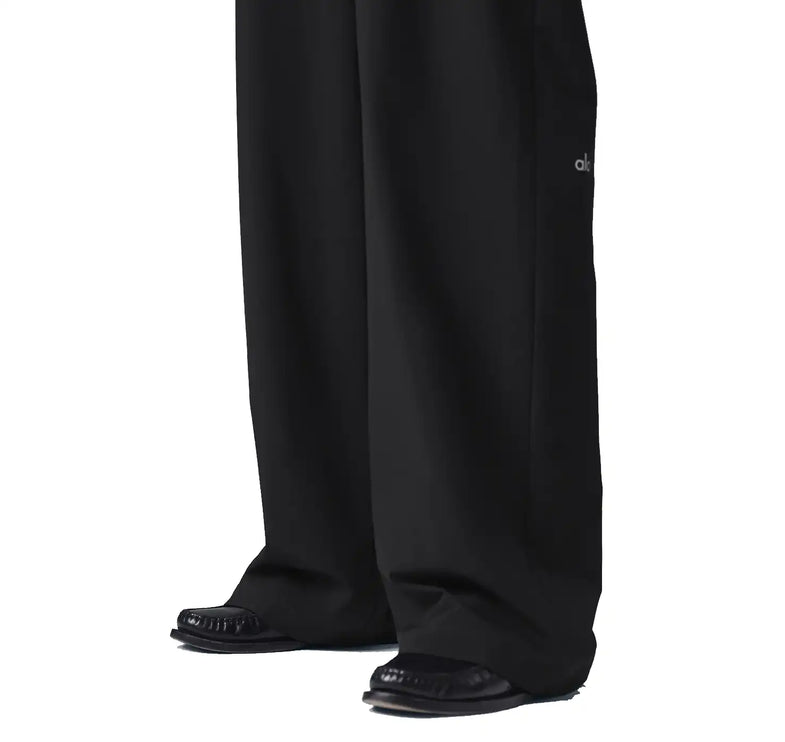 alo Women's High-Waist Pursuit Trouser (Long) Black