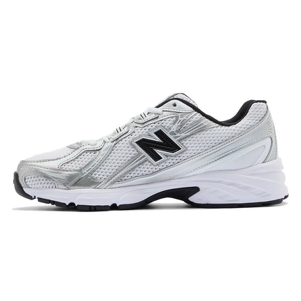 New Balance 740 White with Metallic Silver and Black U740NW2
